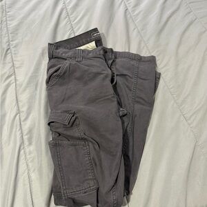 Men’s Gray Cargo Carhartt Work Pants